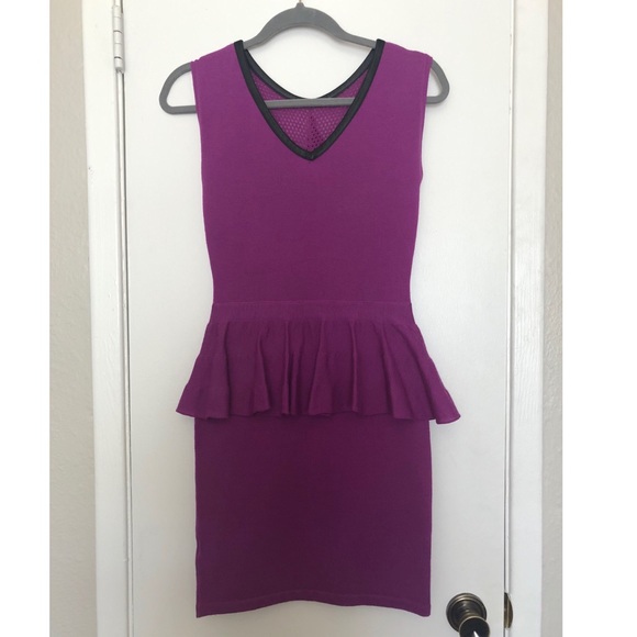 Nanette Lepore Sweater Ruffle Dress - Picture 2 of 11